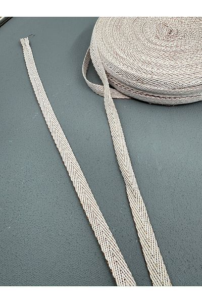 paşateks since 1995 şekil 5 Meters Herringbone Copper Glitter Strip - 1 cm