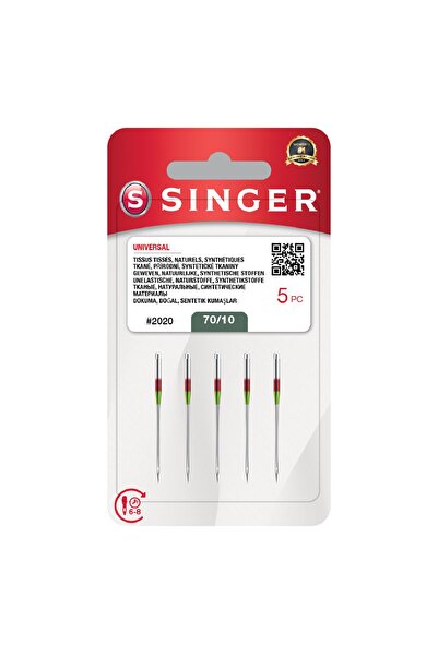 SİNGER Singer Ev Tipi Dikiş Makinesi İğnesi 10 Numara (Dokuma, Doğal,Sentetik...