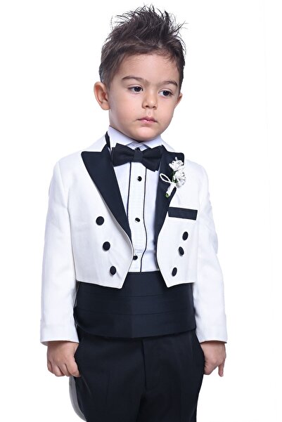 ceocuk Frak smoking pentru copii alb
