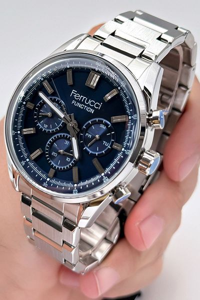 Ferrucci Function Steel Cord Men's Wristwatch
