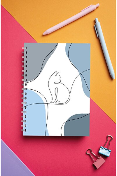 BULUT DİJİTAL Patily Notebook Series/School Notebook Striped /80 Sheets/18Cmx21Cm