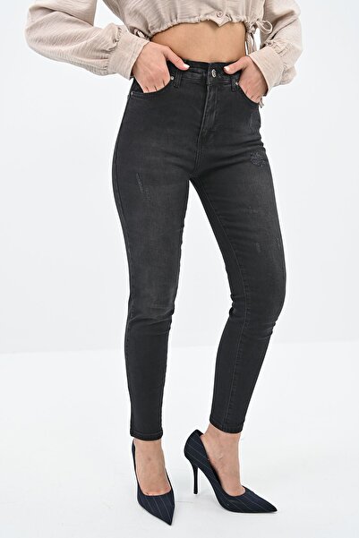 Koza Butik Ženske džins hlače sa visokim strukom, model 6189-23