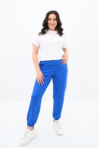 Koza Butik Γυναικείο Σετ Φούτερ Ψηλόμεσο Plus Size 8095-24