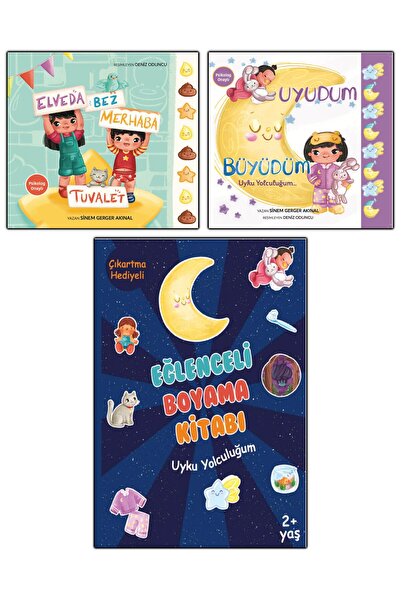 bebek ve uyku Toilet Training Book, Sleep Training Book, Coloring Book with S...