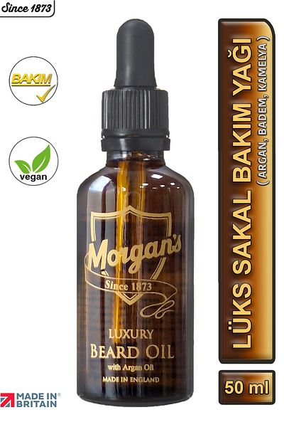 Morgan's Pomade Morgan's Luxury Beard Care Oil - Argan 50 ml
