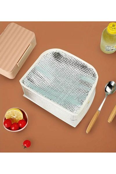 synshop Kawai Duck Green Lunch Food Nutrition Thermal Makeup Baby Care Organizer Multi-Purpose Bag