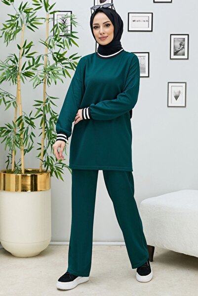 TOFİSA 11204-zumrut Tunic+pants