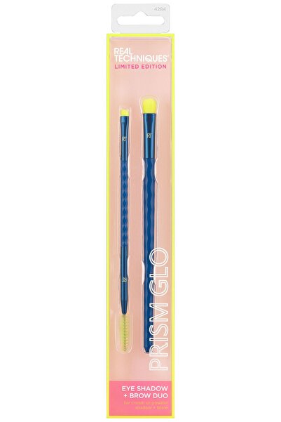 Real Techniques Limited Edition Prism Glo 2-Pack Eye - Eyebrow Brush