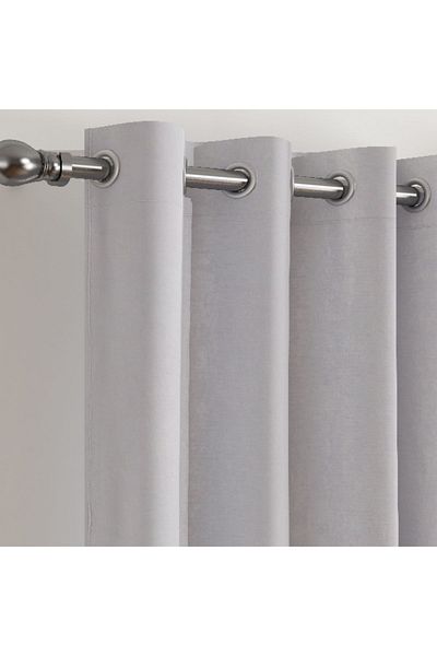 Home Box Stella 2-Piece Extra Long Chenille Curtain Set - 140x300 cm
