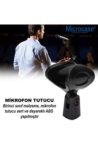 Microcase 180 Derece Ayarlanabilir Universal Mikrofon Tutucu Parça AL4621