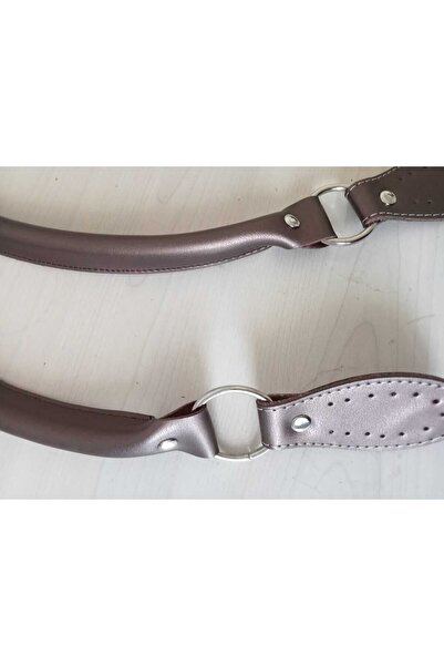 hobi duragı Likya 60 cm Pipe Leather Handle Bag