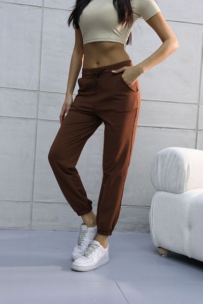 adba style Γυναικείο ψηλόμεσο εξαιρετικά ελαστικό εποχιακό βασικό φούτερ 4011