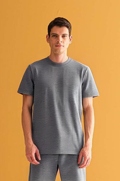 Tarzsokak Muška ležerna košulja kratkih rukava sa okruglim izrezom