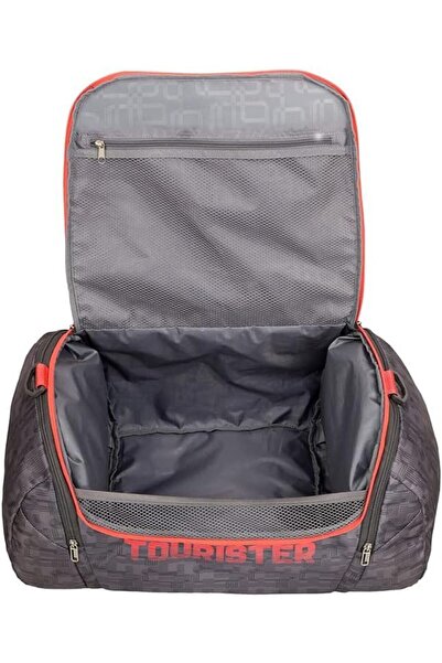 American Tourister AmericanTouristerGridDuffleBag65cm,420DTwillFabric,Grey|GymSportBag|50LCapacity