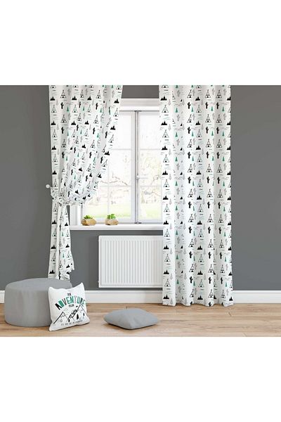 Lolla Green Tented Background Curtain 231