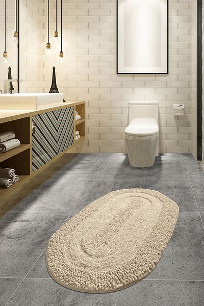 Chilai Home Μοκέτα μπάνιου 80x130 cm - 100% φυσικό βαμβάκι Bpmk