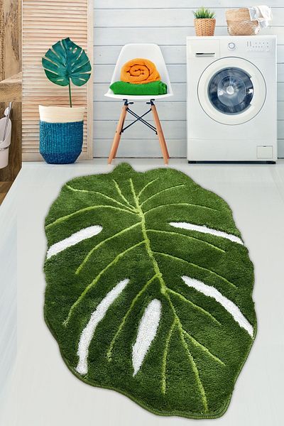 Chilai Home Frunze 80X120 cm - Bathroom Acrylic with Washable and Non-Slip Base