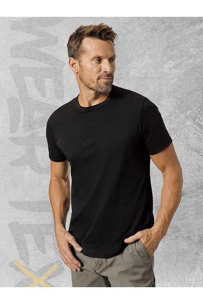 WEARTEX Unisex Oval Cut Slim Fit T-Shirt - Plain Unprinted