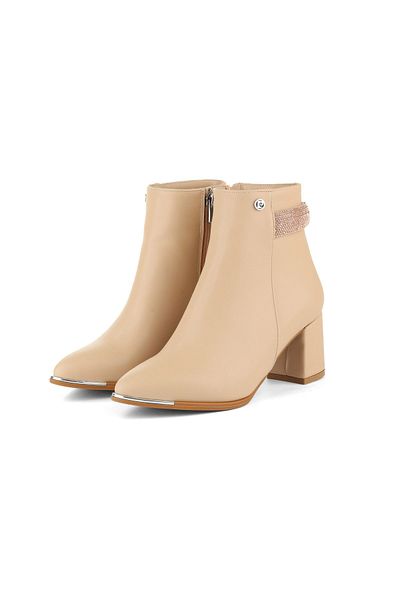 Pierre Cardin 54004 Μοντέλο - Γυναικείες μπότες με πέτρινη λεπτομέρεια 6 εκ. τακούνι
