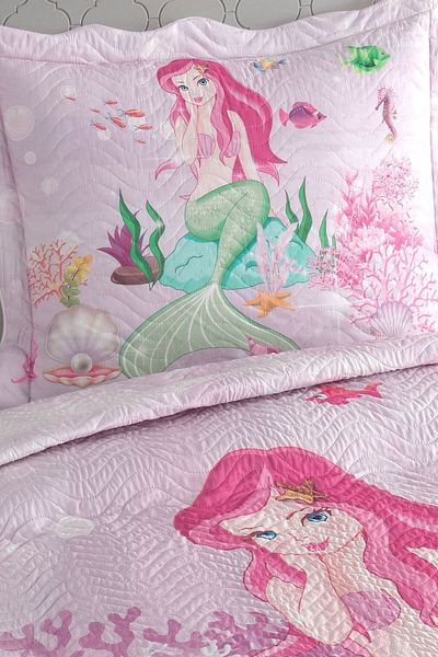 Örtüm Mermaid Single Quilted Bedspread