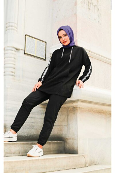 CNG MODA Σετ φόρμας Oversize με κουκούλα