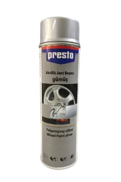 Presto Gümüş Sprey Jant Boyası 500 ml