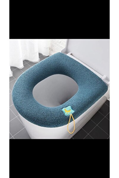 kılıf&kılıf غطاء مقعد المرحاض الناعم المزخرف Es القابل للغسل، وسادة المرحاض ل...