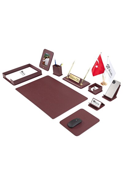 Makrofis Σετ Επιτραπέζιας Επιφάνειας 12 Τεμαχίων Dora - Πλήρες Σετ Βουργουνδίας