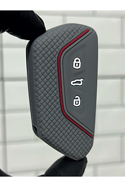 BARKAS ELEKTRONİK Volkswagen Golf 8 Caddy Polo Smart Key Futrola Siva