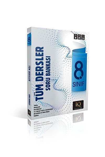 paraf yayınları Iq Yayınları 8 Sınıf Tüm Dersler Soru Bankası