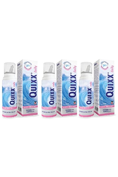 QUIXX Daily Aerosol Burun Spreyi 100 ml 3 Adet