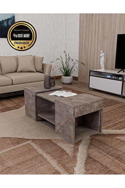 rafineritasarım MAGNUS Orta Sehpa ve zigon sehpa portatif tasarım