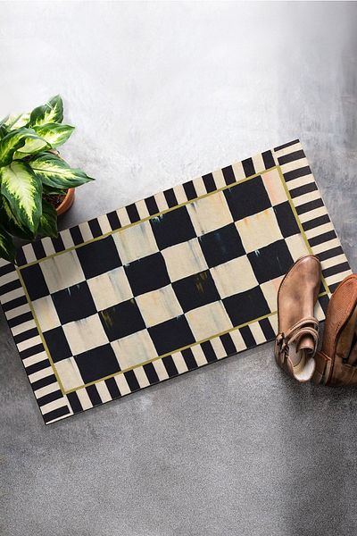 Chilai Home Brenda Welcome 40X60 cm - Non-Slip Pvc Based Door with Front Mat Detail