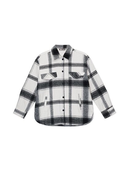 Lee Cooper Lays Women's Woven Shirt Black - White