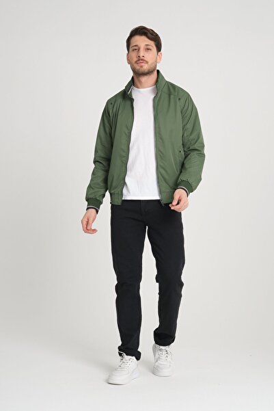 Wise Ανοιξιάτικο παλτό αντιανεμικό με όρθιο γιακά ανδρών