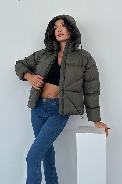 Weyeze Thick Puffer Jacket with Hood AD-K50422LNW