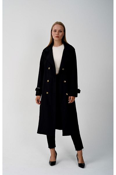 Quen Belted Trench Coat