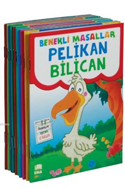 Ema Çocuk Karakter Geliştiren Benekli Masallar Seti; (10 Kitap, 1. ve 2. Sını...