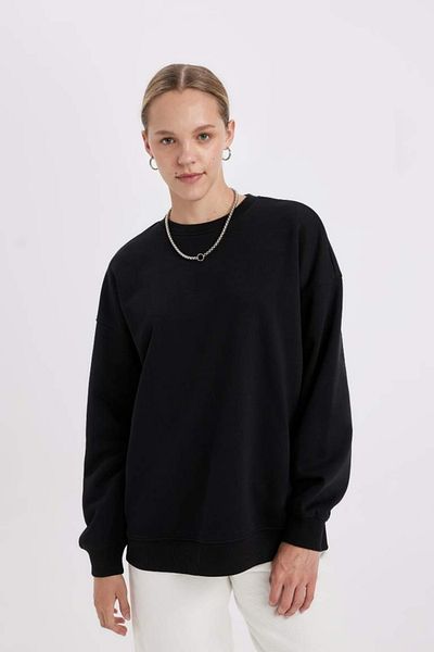DeFacto Sweat negru pentru femei - Model Y1346az/bk81