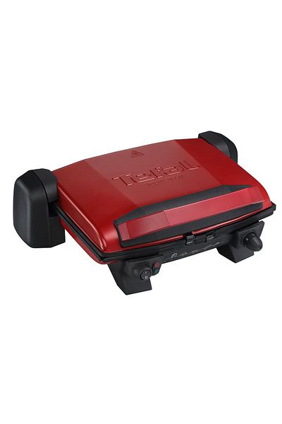 TEFAL Gc191541 Toast Expert 1800 Watt Grill and Toaster, Red