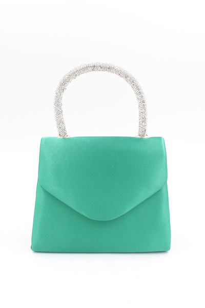 Chantaky 064 436125 Атласна сумка з кришталевою ручкою з каменем Вечірня сукн...