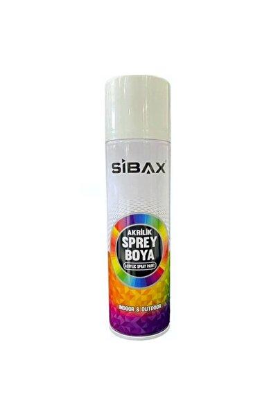 Sibax Akrilik Sprey Boya 250ml Parlak Siyah-mükemmel Kapatır-yayılır-yapışır-...