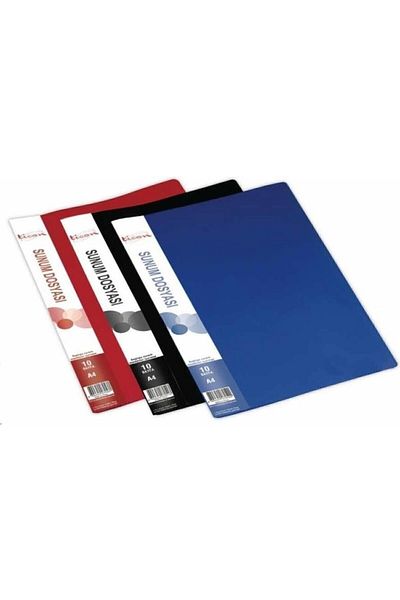 Ticon Presentation File 10 Pieces Red