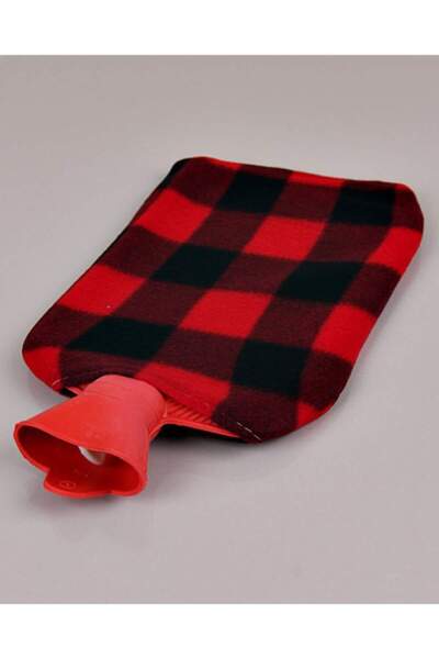 Genel Markalar Ekose Desenli Polarlı Sıcak Su Torbası 2 Lt