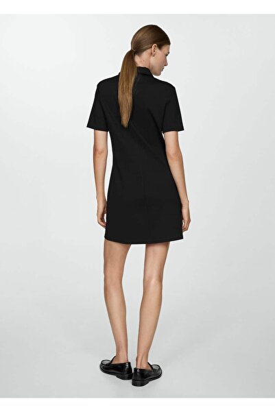 MANGO Woman Cepli polo yaka elbise