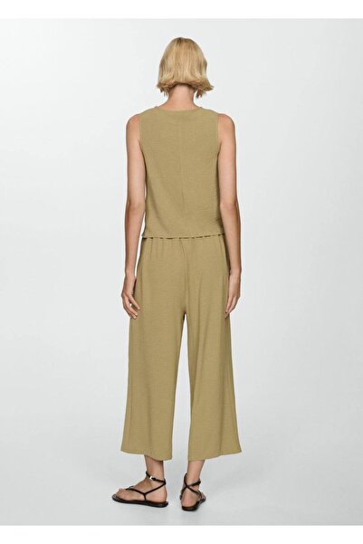 MANGO Woman Μπλούζα με υφή με κόμπους