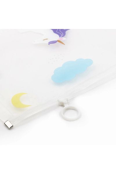 Südor A4 Unicorn Patterned File with Zipper - Sb31