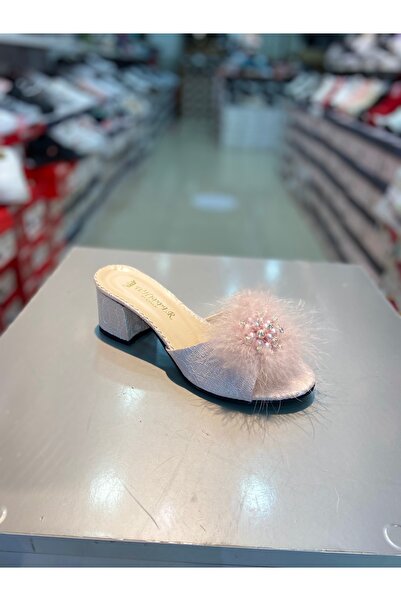 Hacıoğlu Ayakkabı Παντόφλες με κοντό τακούνι Whipper