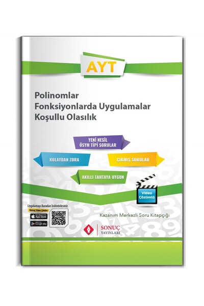 Sonuç Yayınları Ayt Matematik Moduler Set 2026 Yenilenmiş Baskı