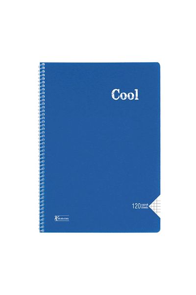 KESKİN COLOR Keskin Cool Pp Cover Spiral Notebook A4 120 YpCheckered